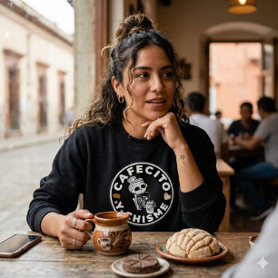 Cafecito y Chisme Pan dulce Mexican Sweatshirt