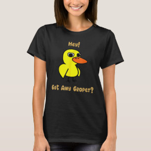 CafePress Duck Song Musik Zurück T-Shirt