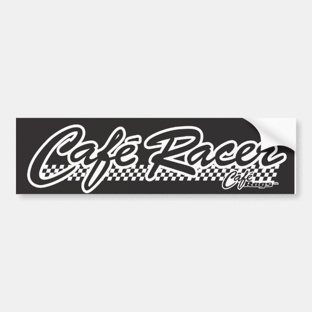 Caféracer-Autoaufkleber Autoaufkleber (Vorne)