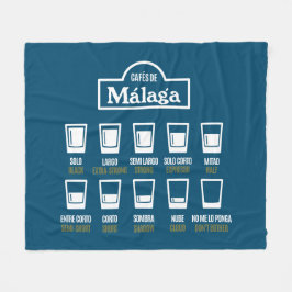 Cafes de Malaga Fleecedecke