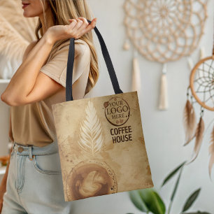 Cafés und Coffee Shops Logos für Latte Art