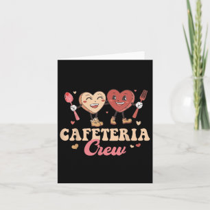 Cafeteria-Crew Groovy Valentinstag Lunch Lady Vale Karte