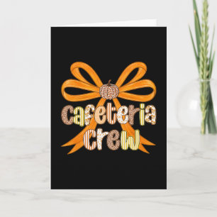 Cafeteria Crew Vornehme Coquette Herbst Thanksgivi Karte