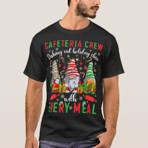 Cafeteria Crew Weihnachts-Mittagessen Lady Squad X T-Shirt