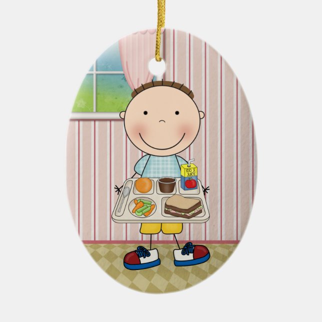 Cafeteria Keramik Ornament (Vorne)