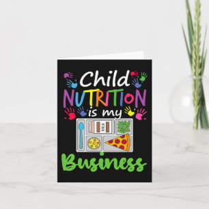 Cafeteria Lunch Lady Child Nutrition ist mein Gesc Karte