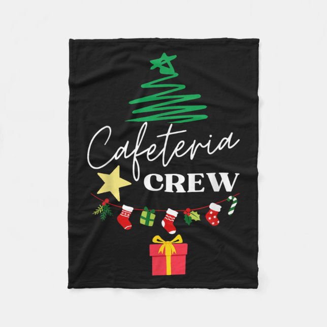Cafeteria Lunch Lady Crew Weihnachten Matratzen Fr Fleecedecke (Vorderseite)