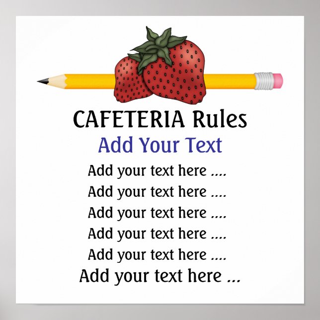 Cafeteria Poster - SRF (Vorne)