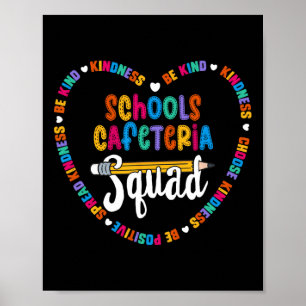 Cafeteria Squad Zurück zur Schule - glücklicher er Poster