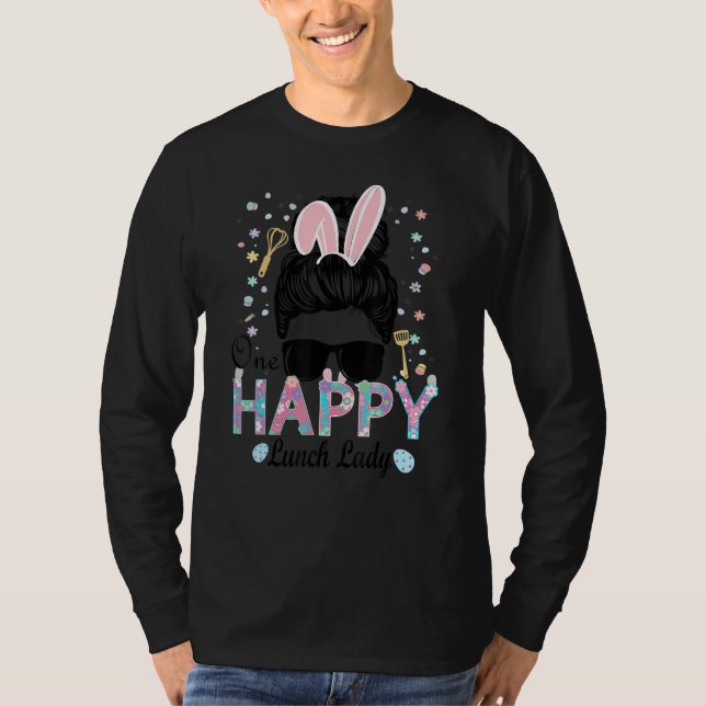 Cafeteria Stuff One Happy Lunch Lady Oaster T-Shirt (Vorderseite)