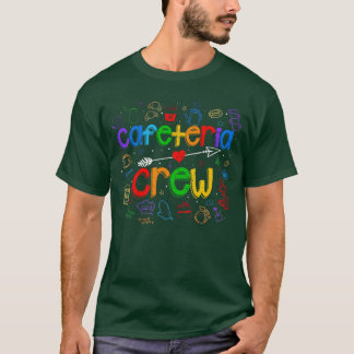 Cafeteria-Team-Crew Mittagessen Damen Rock Schule T-Shirt