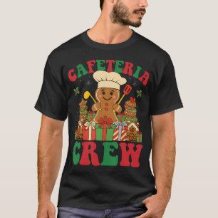 Cafeteria-Team-Weihnachtsmann-Lebkuchen-Lunch-Lady T-Shirt