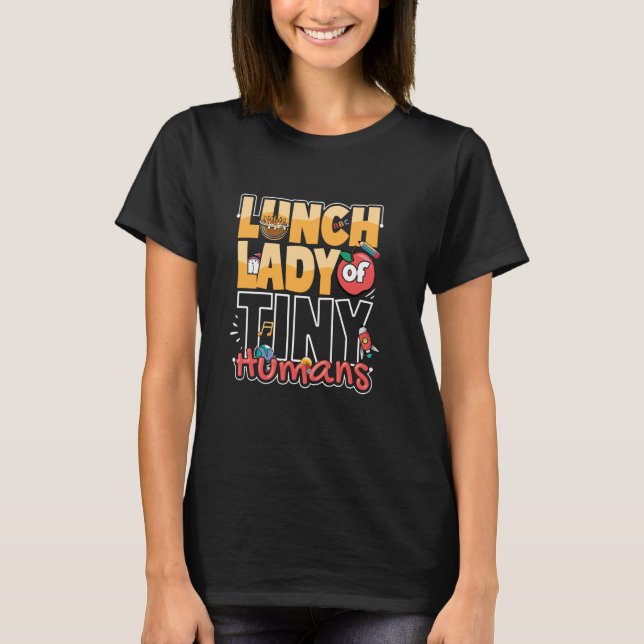 Cafeteria Worker Apprecive Back to School Lunch T-Shirt (Vorderseite)