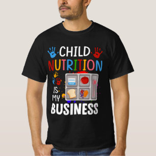 Cafeteria Worker Lunch Lady Food Tray Child T-Shirt