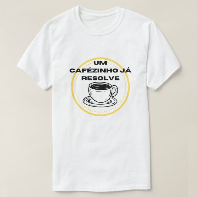 cafezinho camiseta T-Shirt (Design vorne)
