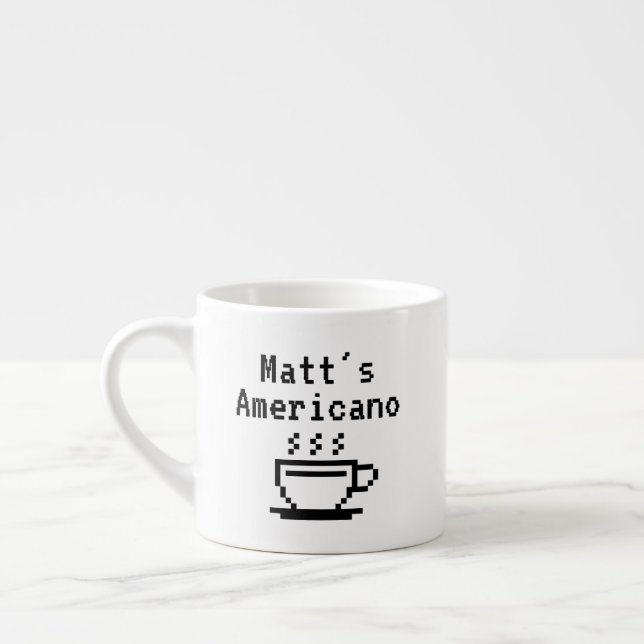 Caffè Americano Kaffeetasse Tasse mit individuelle (Links)