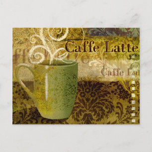 Caffe Latte Postkarte