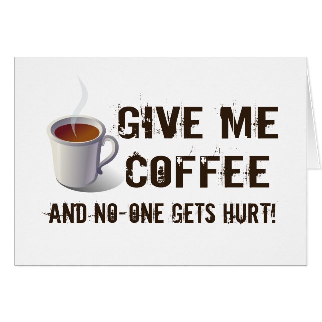 Caffein Entzug (Vorderseite (Horizontal))