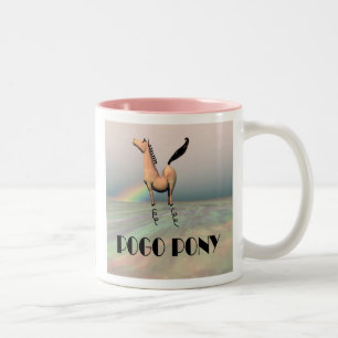 Caffeinated Colt Pogo Pony Zweifarbige Tasse