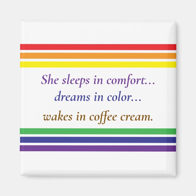 Caffeinated Dreamer Magnet (Vorne)