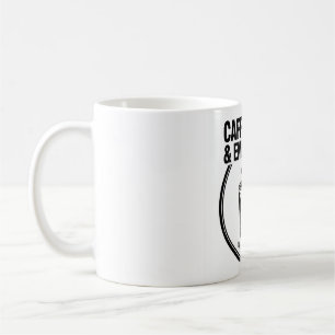 CAFFEINATED & EMBALMING — Lustiger Becher Kaffeetasse