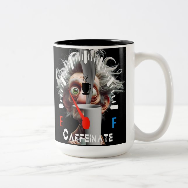 Caffeinated Well Zweifarbige Tasse (Rechts)