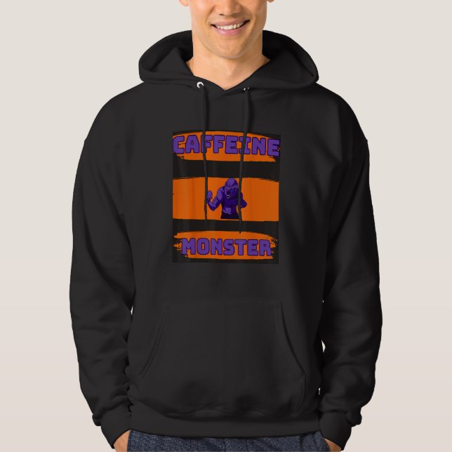 Caffeine Beast Monster Coffee Hoodie (Vorderseite)