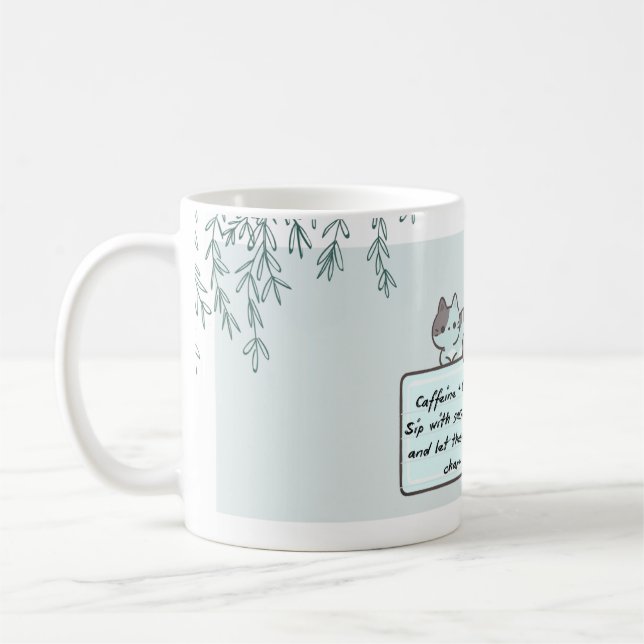 Caffeine & Cats Mug Kaffeetasse (Links)