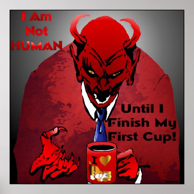 Caffeine Devil Poster (Vorne)