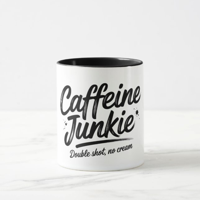 Caffeine Junkie Tasse (Zentrum)