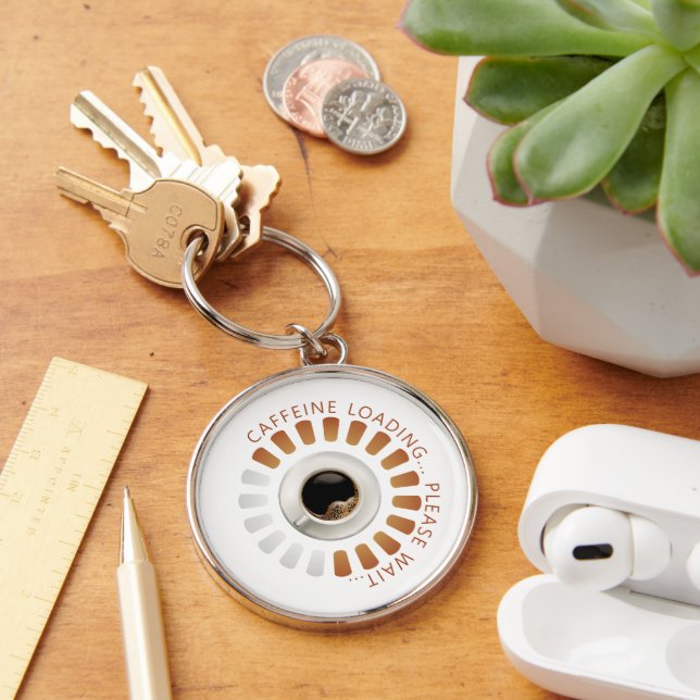 Caffeine loading schlüsselanhänger (Schreibtisch)