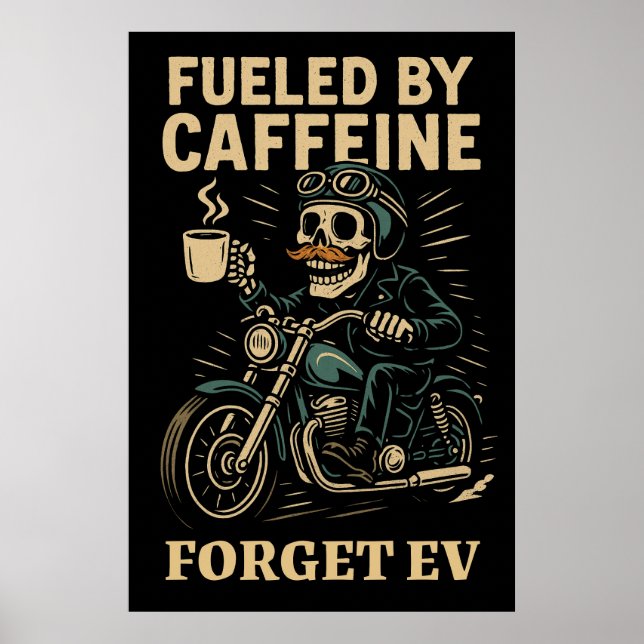 Caffeine Lovers United Poster (Vorne)