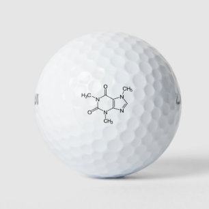 Caffeine Molecule Chemistry Coffee Atoms Golfball