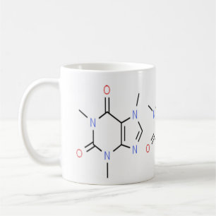 "Caffeine Molecule Chemistry" Kaffeetasse
