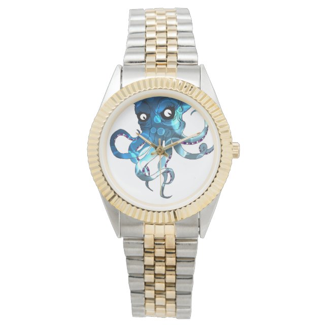 CAFFIEND Octopus Armbanduhr (Vorderseite)