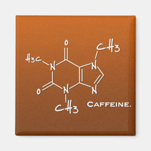 Caffiene-Molekül (chemische Struktur) Magnet