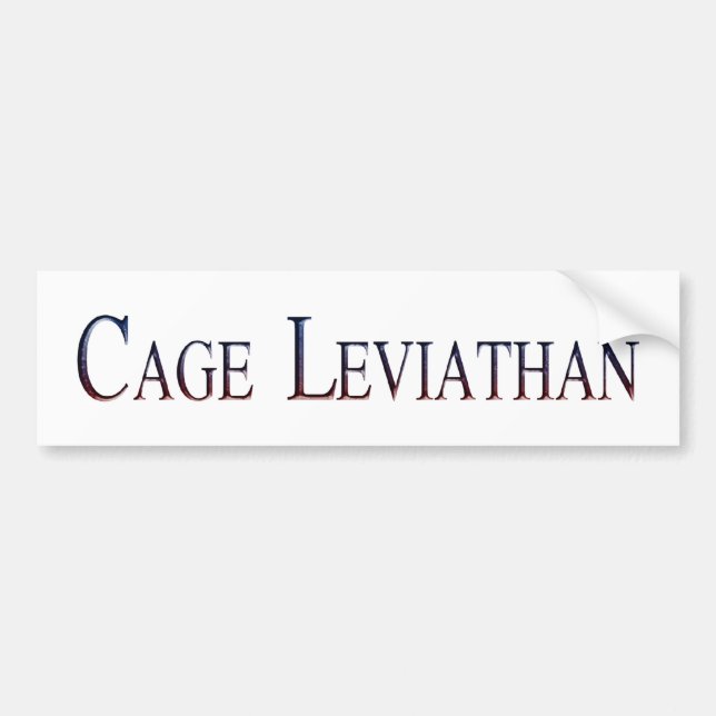 Cage Leviathan Autoaufkleber (Vorne)