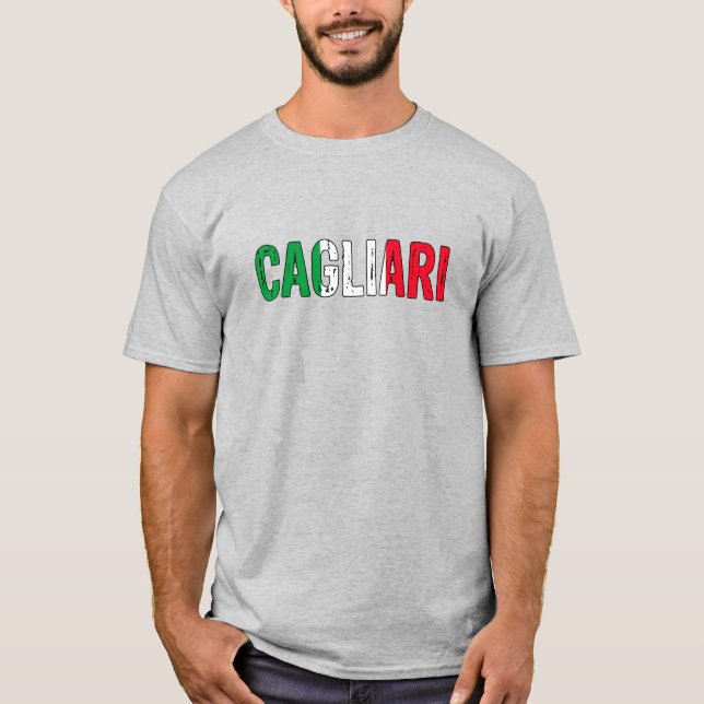 Cagliari Italien T-Shirt (Vorderseite)