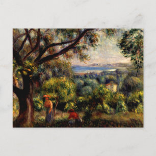 Cagnes Landscape von Renoir, Postkarte
