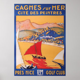 CAGNES SUR MER POSTER