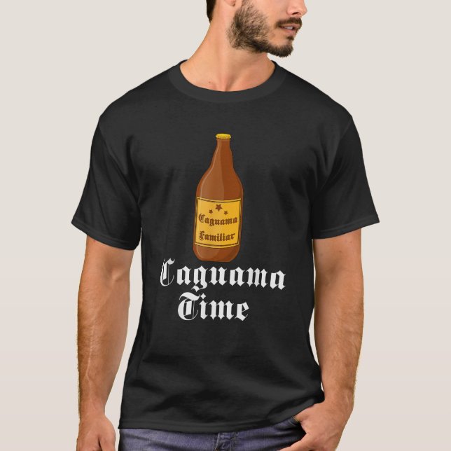 Caguama Time Shirt Cerveza Caguama Camisa en Espan (Vorderseite)