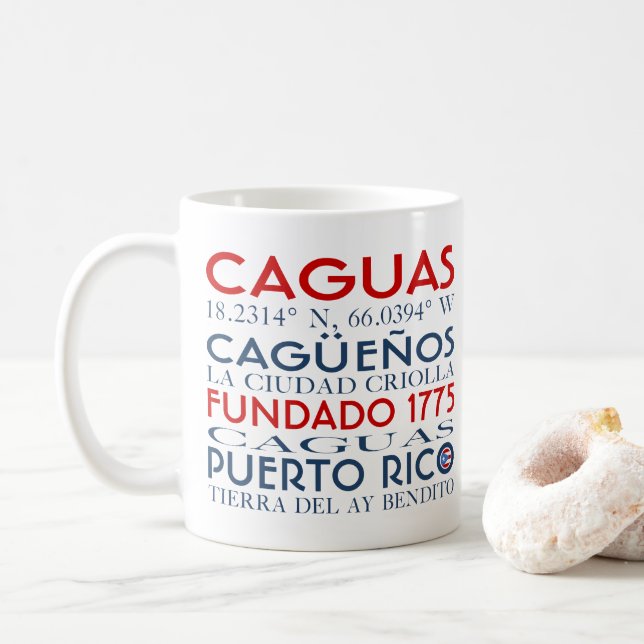 Caguas, Puerto Rico Tasse (Mit Donut)