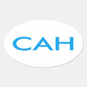CAH Stützaufkleber Ovaler Aufkleber