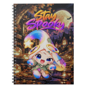 Cahier Spirale Zessi - "Bleib Spooky" Halloween Notizblock