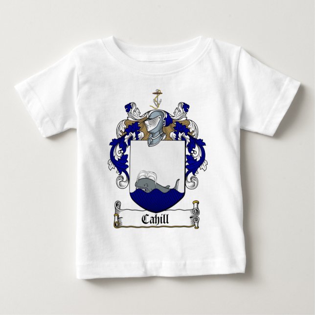 CAHILL FAMILIENWAPPEN - CAHILL WAPPEN BABY T-SHIRT (Vorderseite)