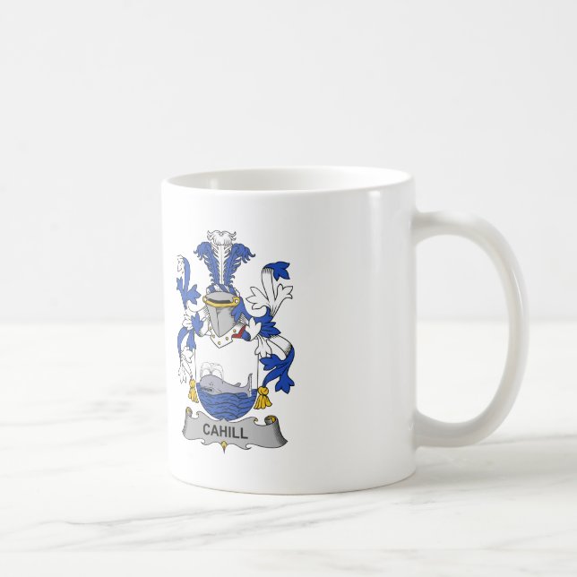 Cahill Familienwappen Kaffeetasse (Rechts)