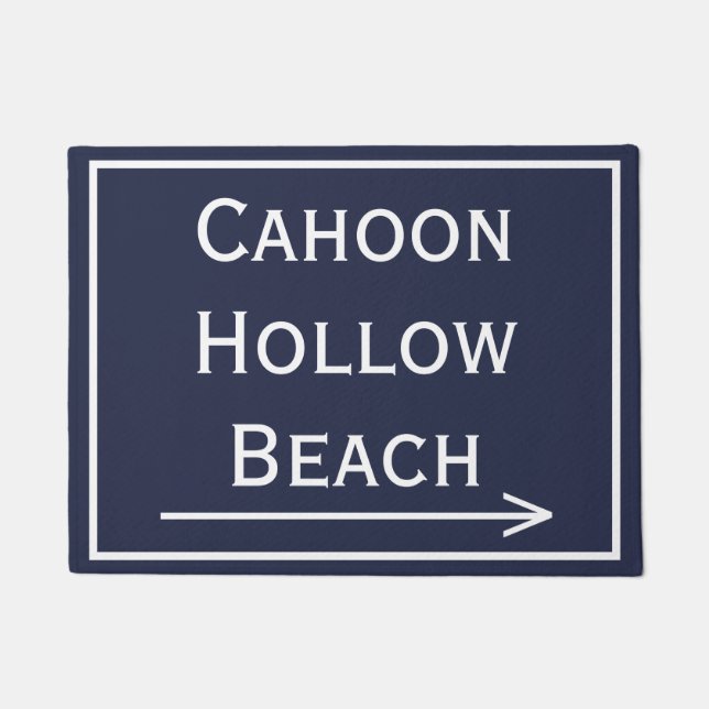 Cahoon Hollow Beach Wellfleet MA Doormat Fußmatte (Vorderseite)