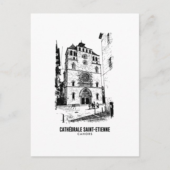 Cahors  Cathedrale SaintEtienne  Affiche Art Sacre Postkarte (Vorderseite)