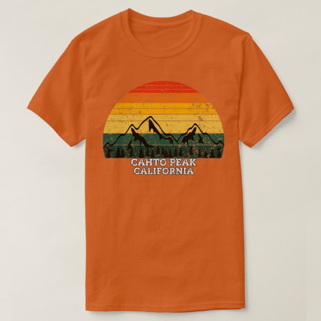 Cahto Peak California T-Shirt (Design vorne)