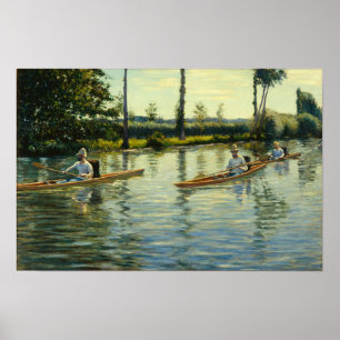 Caillebotte - Bootsfahrt auf der Yerres Poster